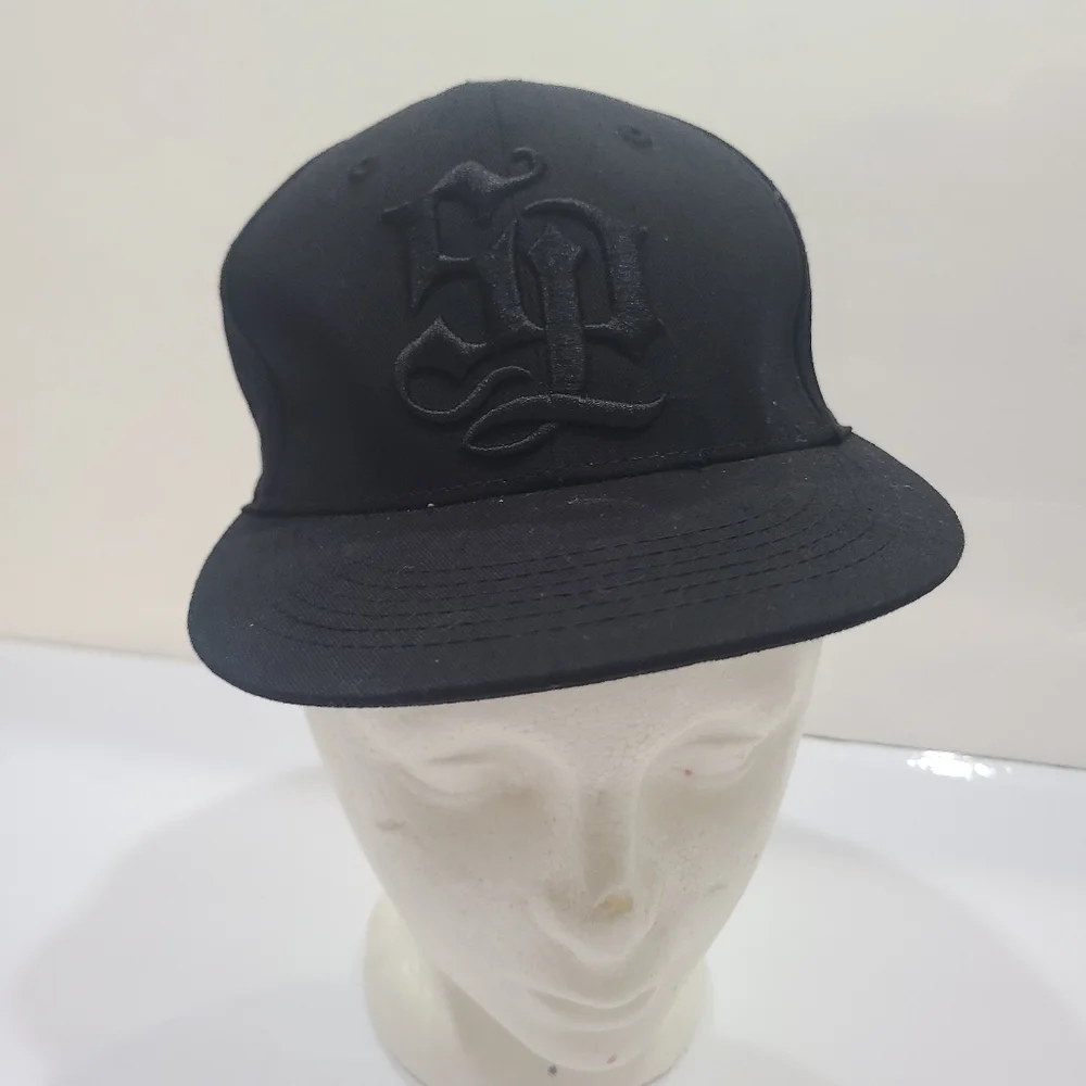 South Pole Black Embroidered Cap Sz.6 3/4 Boys L-XL
